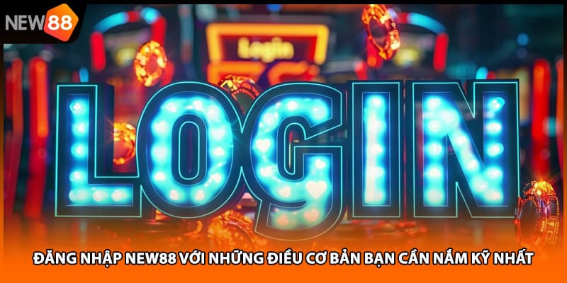 Đăng Nhập NEW88 Với Những Điều Cơ Bản Bạn Cần Nắm Kỹ Nhất