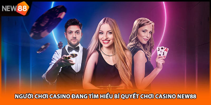 Người chơi casino đang tìm hiểu bí quyết chơi casino NEW88