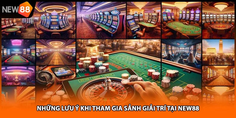 Những lưu ý khi tham gia sảnh giải trí tại NEW88