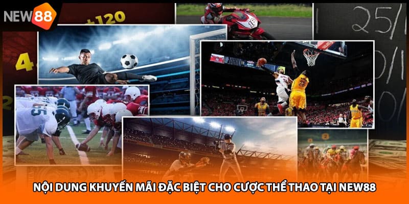 Nội dung khuyến mãi đặc biệt cho cược thể thao tại NEW88